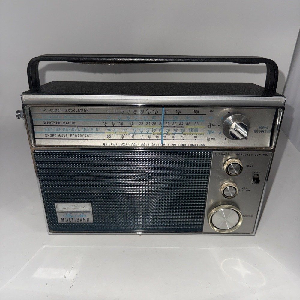 RARE Zenith Solid State FM/AM Multiband Radio R94Y Inter-Oceanic No Cord Parts